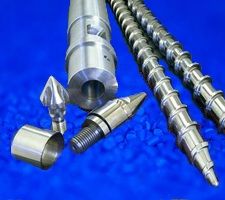 Feedscrew screw tips, end caps, nozzles, nozzle adapters, mixing valves and more.